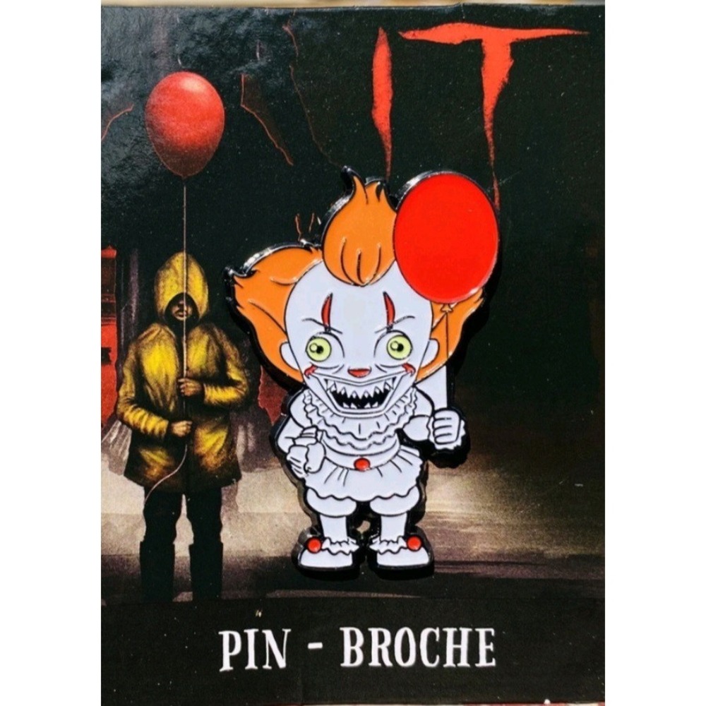 Pennywise It Clown Enamel Pin Brooch